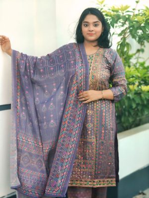 Premium Boutique's Ready Made Three Piece Lavender color