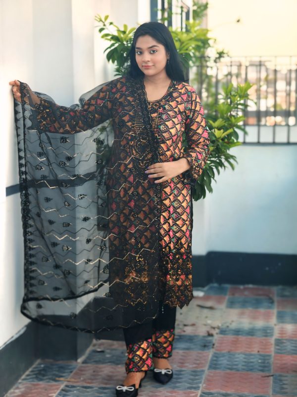 রেডিমেড প্রিমিয়াম কটন থ্রিপিস - Image 4