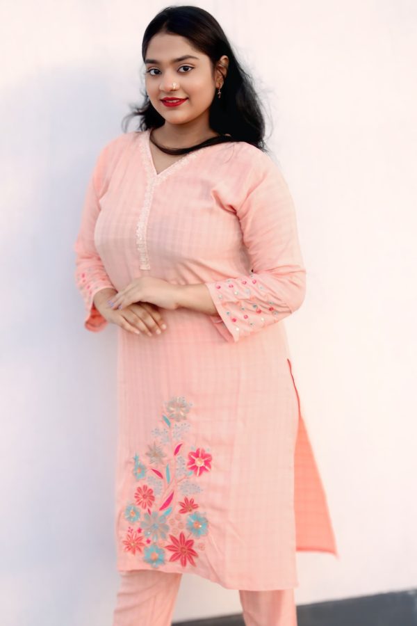Embroidered Co-ord set - Image 4