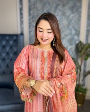 Lawn Cotton Digital Print Unstitched 3 Piece
