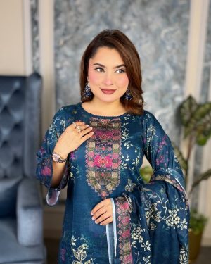 Lawn Cotton Digital Print Unstitched 3 piece